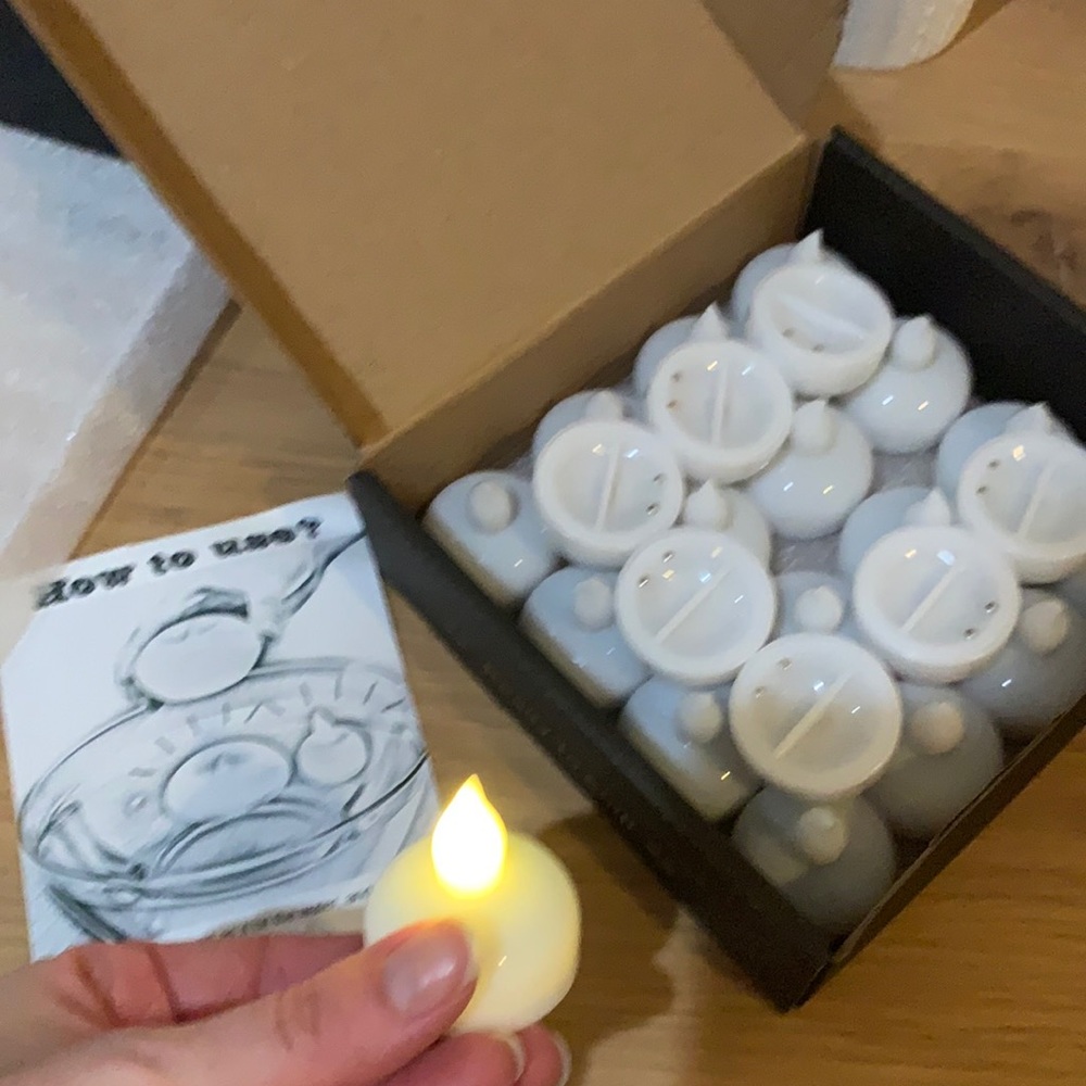 Flawless floating candles